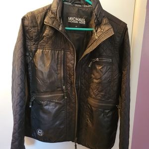 Michael Kors Black diamond quilted jacket/vest.Sz M 100%nylon. Worn 1x, like new